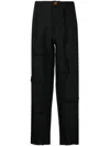 COMME DES GARÇONS SHIRT EXPOSED-SEAM STRAIGHT-LEG TROUSERS