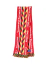 Comme Des Garçons Shirt 'football' Scarf In Red