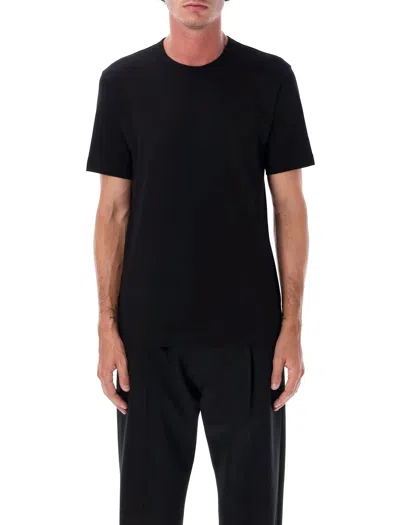 Comme Des Garçons Shirt Forever Short Sleeves Cotton T-shirt In Black