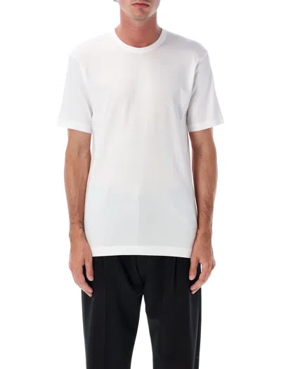 Comme Des Garçons Shirt Forever Short Sleeves Cotton T-shirt In White