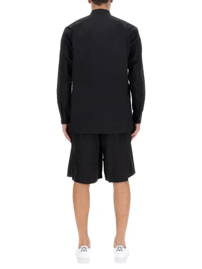 Comme Des Garçons Shirt Fringed Shirt In Black