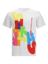 Comme Des Garçons Shirt Graphic-letters T-shirt In White