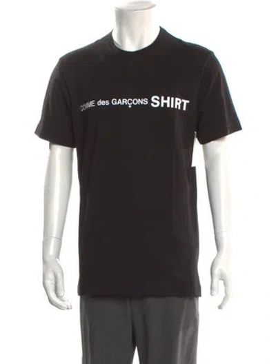 Pre-owned Comme Des Garçons Shirt Graphic Print Crew Neck T-shirt W/ Tags In Black