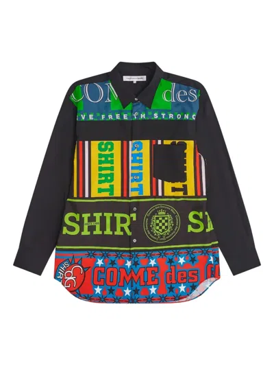 Comme Des Garçons Shirt Graphic Shirt In Multi