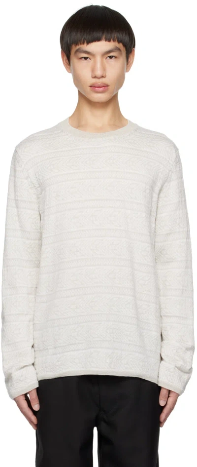 Comme Des Garçons Shirt Gray Graphic Sweater In 1 S. Grey