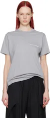 COMME DES GARÇONS SHIRT GRAY PRINTED T-SHIRT