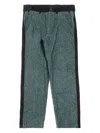 Comme Des Garçons Shirt Herringbone-panel Trousers In Gray