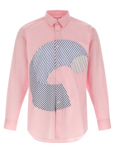 Comme Des Garçons Shirt Insert Shirt Shirt And Blouse Multicolor In Pink