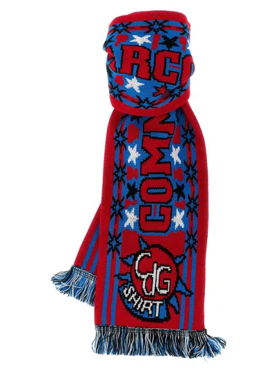 Comme Des Garçons Shirt Intarsia Scarf Scarves And Foulards Multicolor