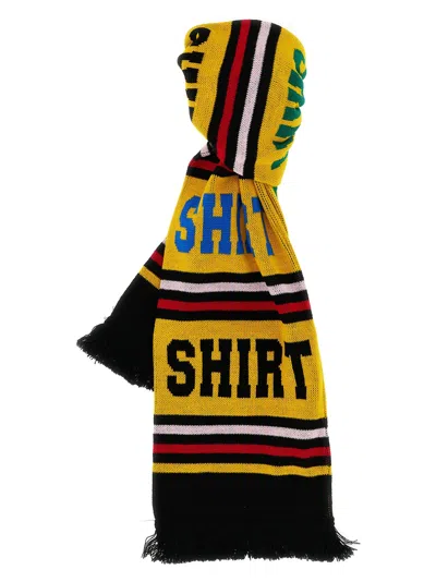Comme Des Garçons Shirt Intarsia Scarf Scarves And Foulards Multicolor