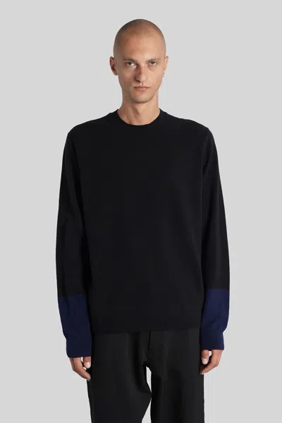 Comme Des Garçons Shirt Knitwear In Black Wool