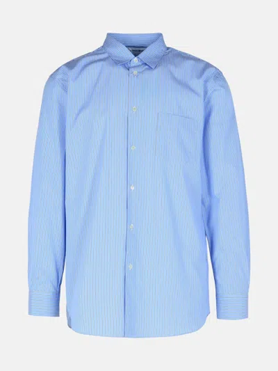 Comme Des Garçons Shirt Light Blue Cotton Shirt