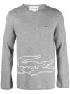 Comme Des Garçons Shirt Comme Des Garcons Shirt X Lacoste Sweater In Grey