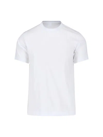 Comme Des Garçons Shirt Logo Printed Crewneck T-shirt In White