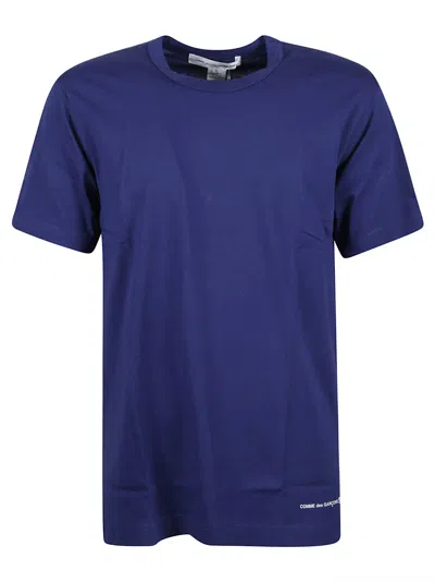 Comme Des Garçons Shirt Cotton Crew-neck T-shirt In Blue