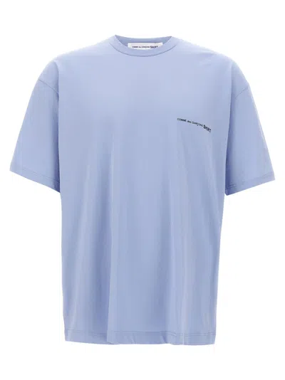 Comme Des Garçons Shirt Comme Des Garcons Shirt Logo T Shirt In Blue