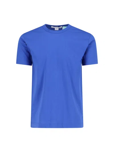 Comme Des Garçons Shirt Logo T-shirt In Blue