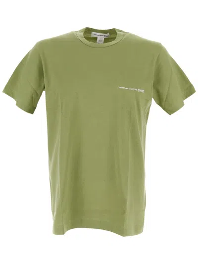 Comme Des Garçons Shirt Logo T-shirt In Green