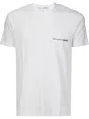 Comme Des Garçons Shirt Logo T-shirt In White