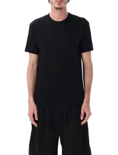 Comme Des Garçons Shirt Logo Tee In Black