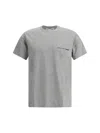 Comme Des Garçons Shirt Logo Print Crewneck T-shirt In Gray