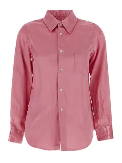 Comme Des Garçons Shirt Long In Pink