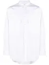 Comme Des Garçons Shirt Long-sleeve Cotton Shirt In White