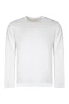 Comme Des Garçons Shirt Long Sleeve Cotton T-shirt In White
