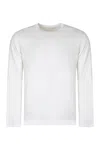 Comme Des Garçons Shirt Long Sleeve Cotton T-shirt In White