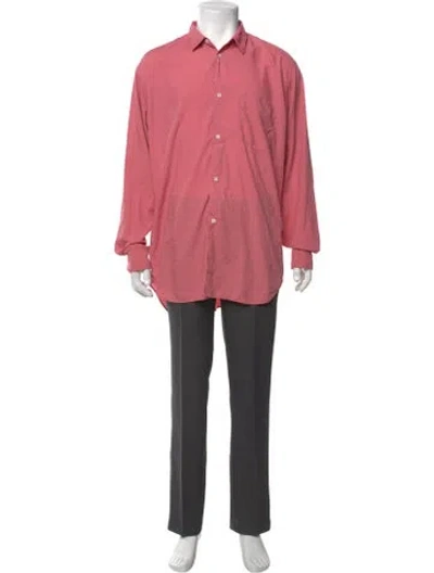 Pre-owned Comme Des Garçons Shirt Long Sleeve Dress Shirt W/ Tags In Pink