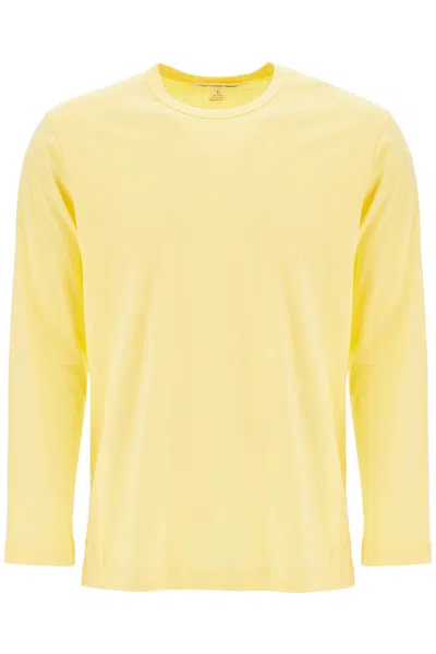 Comme Des Garçons Shirt Long Sleeve T-shirt In Yellow