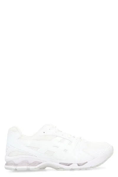 Comme Des Garçons Shirt Low-top Sneakers Made Of Leather And Fabric. In White