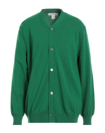 Comme Des Garçons Shirt Man Cardigan Green Size L Wool