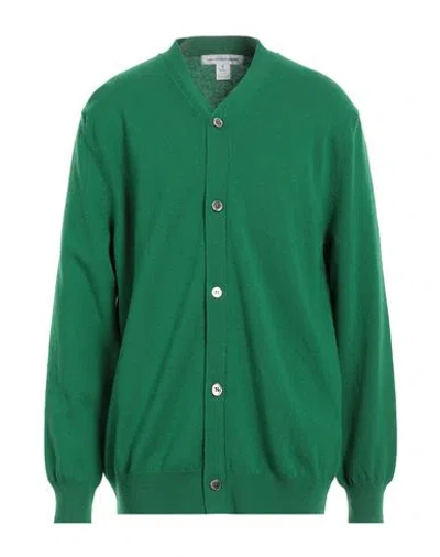 Comme Des Garçons Shirt Man Cardigan Green Size M Wool