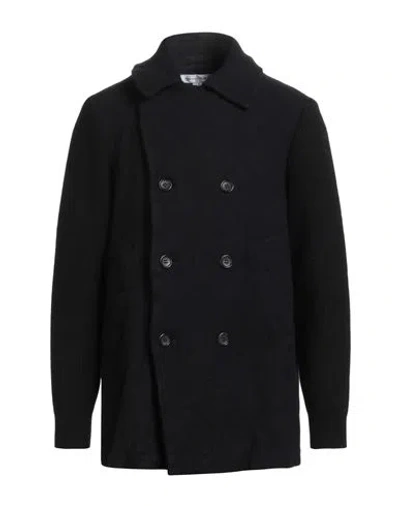 Comme Des Garçons Shirt Man Coat Midnight Blue Size Xl Wool, Nylon