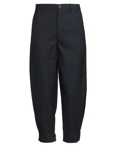 Comme Des Garçons Shirt Man Pants Midnight Blue Size S Wool
