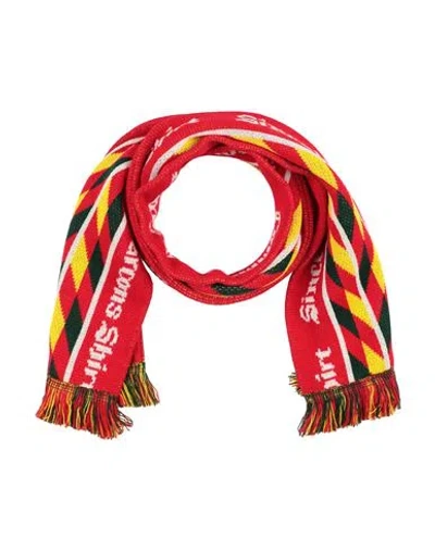 Comme Des Garçons Shirt Man Scarf Red Size - Acrylic In Multi