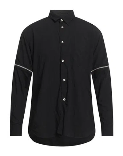 Comme Des Garçons Shirt Man Shirt Black Size L Polyester