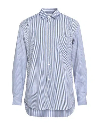 Comme Des Garçons Shirt Man Shirt Blue Size M Cotton