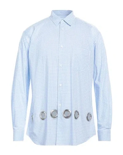 Comme Des Garçons Shirt Man Shirt Light Blue Size L Cotton