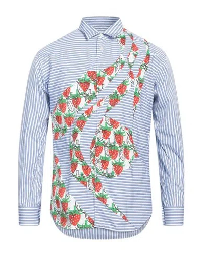 Comme Des Garçons Shirt Man Shirt Light Blue Size L Cotton