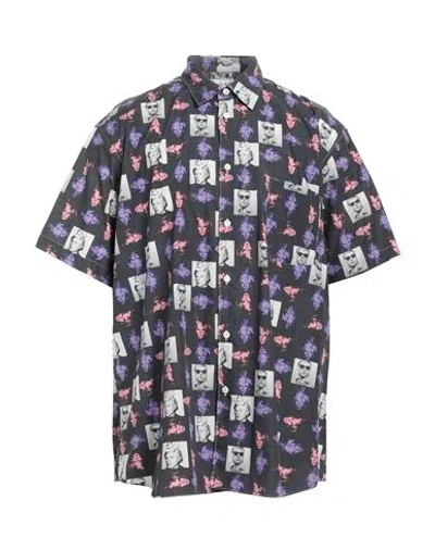 Comme Des Garçons Shirt Andy Warhol Man Shirt Midnight Blue Size Xl Cotton