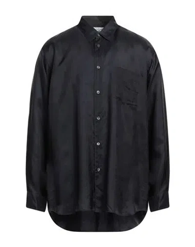 Comme Des Garçons Shirt Man Shirt Midnight Blue Size M Cupro