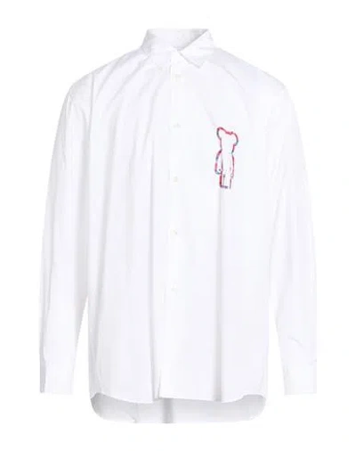 Comme Des Garçons Shirt Man Shirt Off White Size M Cotton In Multi