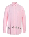 Comme Des Garçons Shirt Man Shirt Pink Size L Cotton