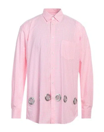 Comme Des Garçons Shirt Man Shirt Pink Size L Cotton