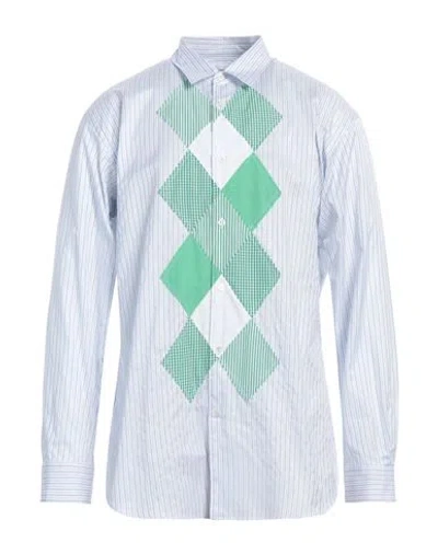 Comme Des Garçons Shirt Man Shirt Sky Blue Size L Cotton