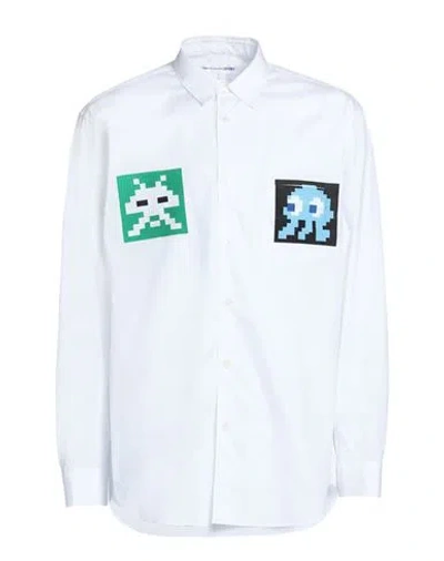 Comme Des Garçons Shirt Man Shirt White Size L Cotton