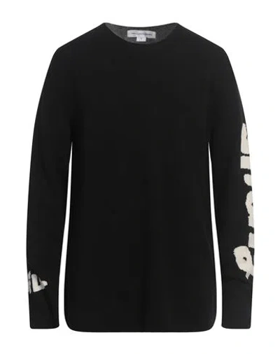 Comme Des Garçons Shirt Man Sweater Black Size Xl Wool