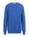 Comme Des Garçons Shirt Man Sweater Blue Size S Wool In Yellow